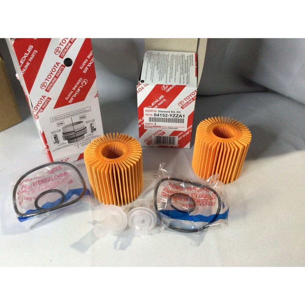 2 New Oil Filter For Toyota 04152-YZZA1 Replaceable Element